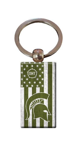 Wholesale C0263-OHT Flag Keychain / C0263-Michigan State