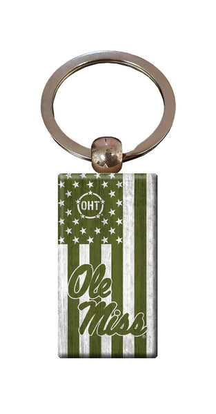 Wholesale C0263-OHT Flag Keychain / C0263-Ole Miss