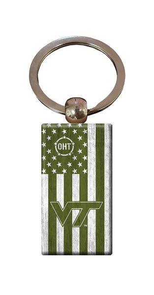 Wholesale C0263-OHT Flag Keychain / C0263-Virginia Tech