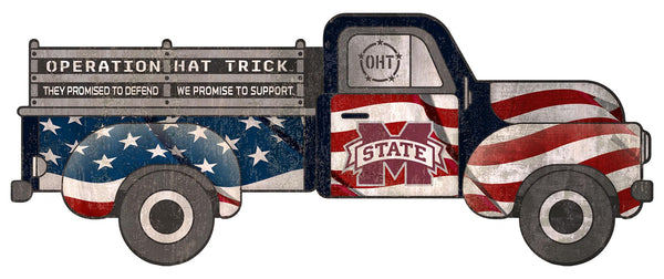 Wholesale C0266-Truck Flag Cutout / C0266-Mississippi State