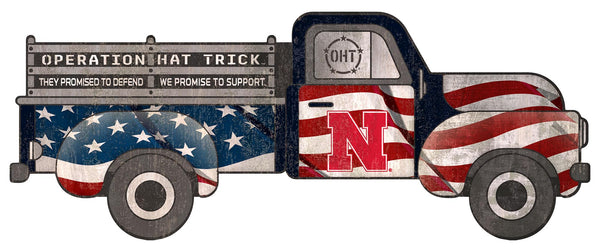 Wholesale C0266-Truck Flag Cutout / C0266-Nebraska