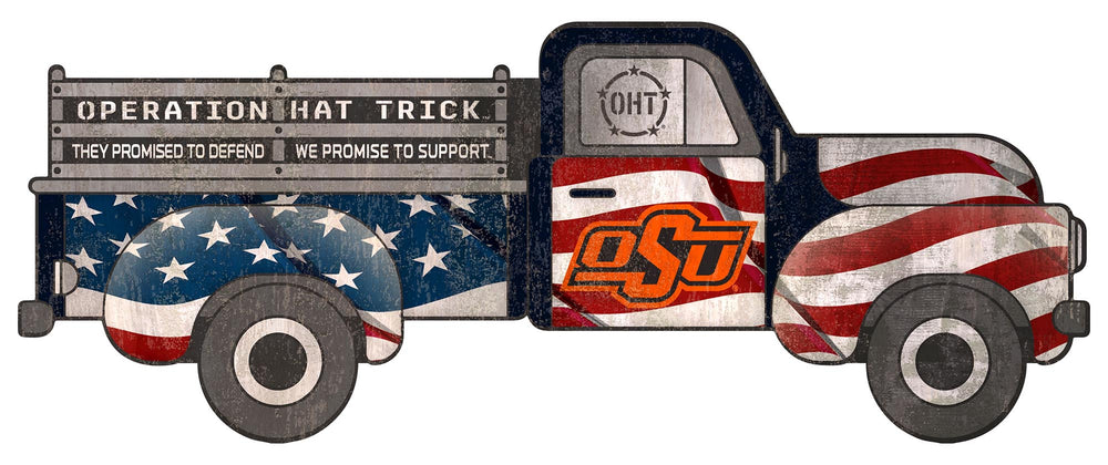 Wholesale C0266-Truck Flag Cutout / C0266-Oklahoma State