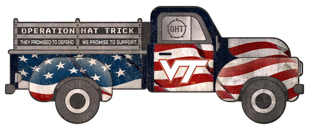 Wholesale C0266-Truck Flag Cutout / C0266-Virginia Tech