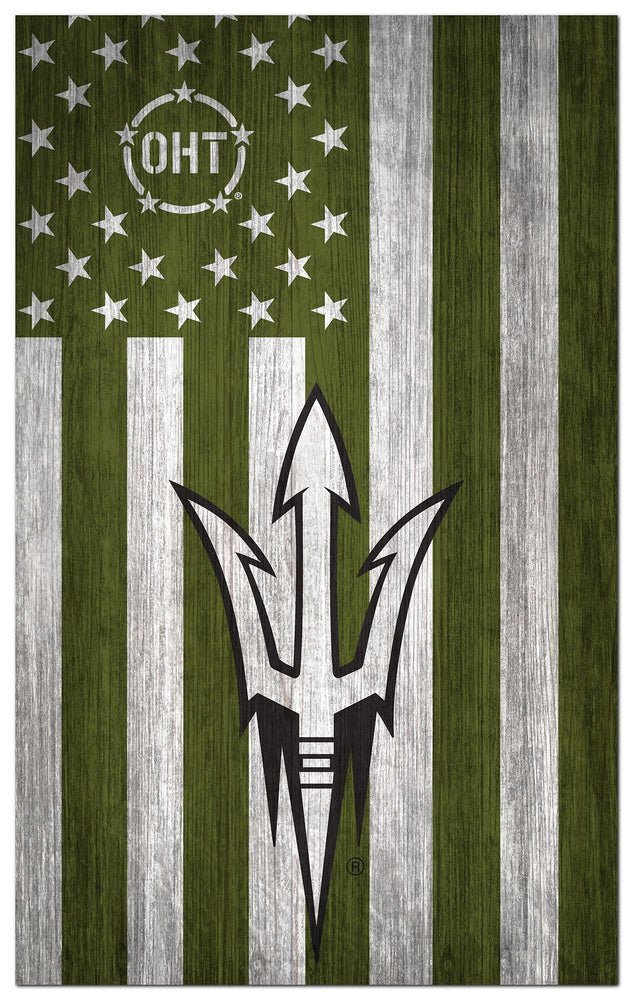 Wholesale C0270-OHT MilitaryGreenFlag11x19 / C0270-Arizona State