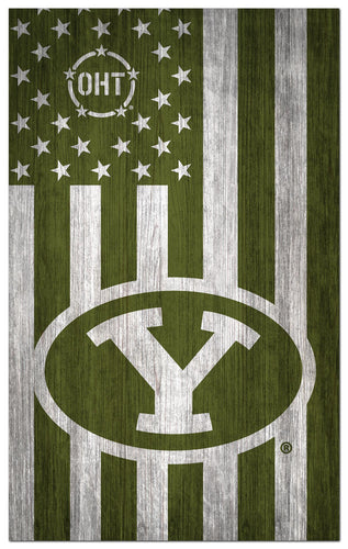 Wholesale C0270-OHT MilitaryGreenFlag11x19 / C0270-BYU