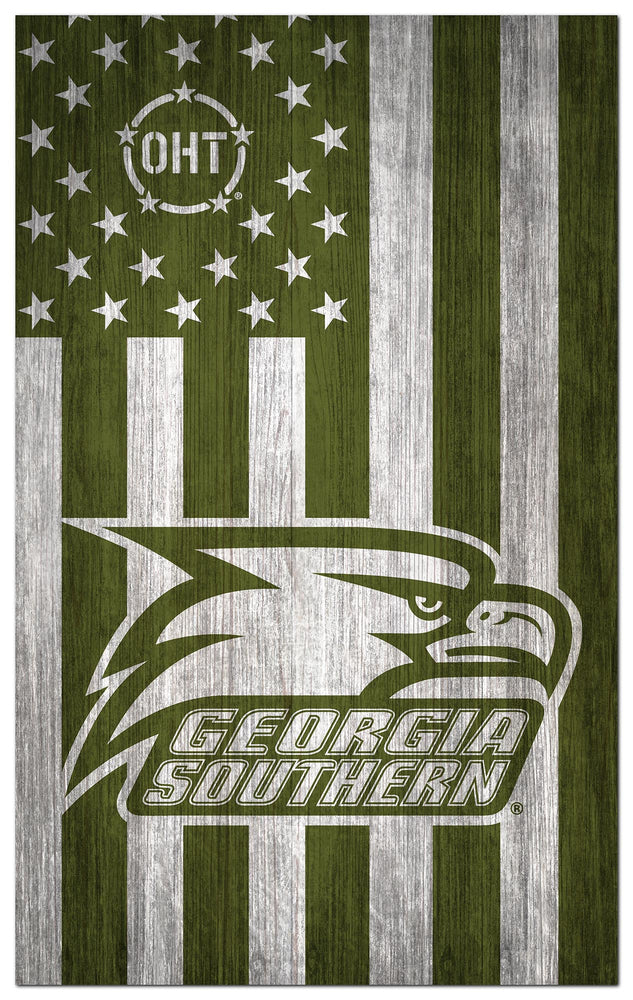 Wholesale C0270-OHT MilitaryGreenFlag11x19 / C0270-Georgia Southern