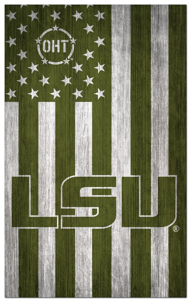 Wholesale C0270-OHT MilitaryGreenFlag11x19 / C0270-LSU