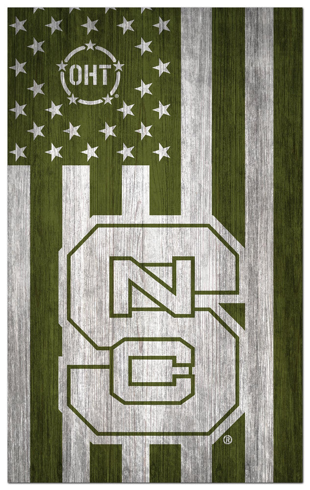 Wholesale C0270-OHT MilitaryGreenFlag11x19 / C0270-NC State