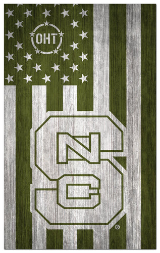 Wholesale C0270-OHT MilitaryGreenFlag11x19 / C0270-NC State