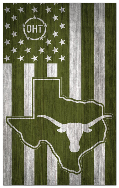 Wholesale C0270-OHT MilitaryGreenFlag11x19 / C0270-Texas