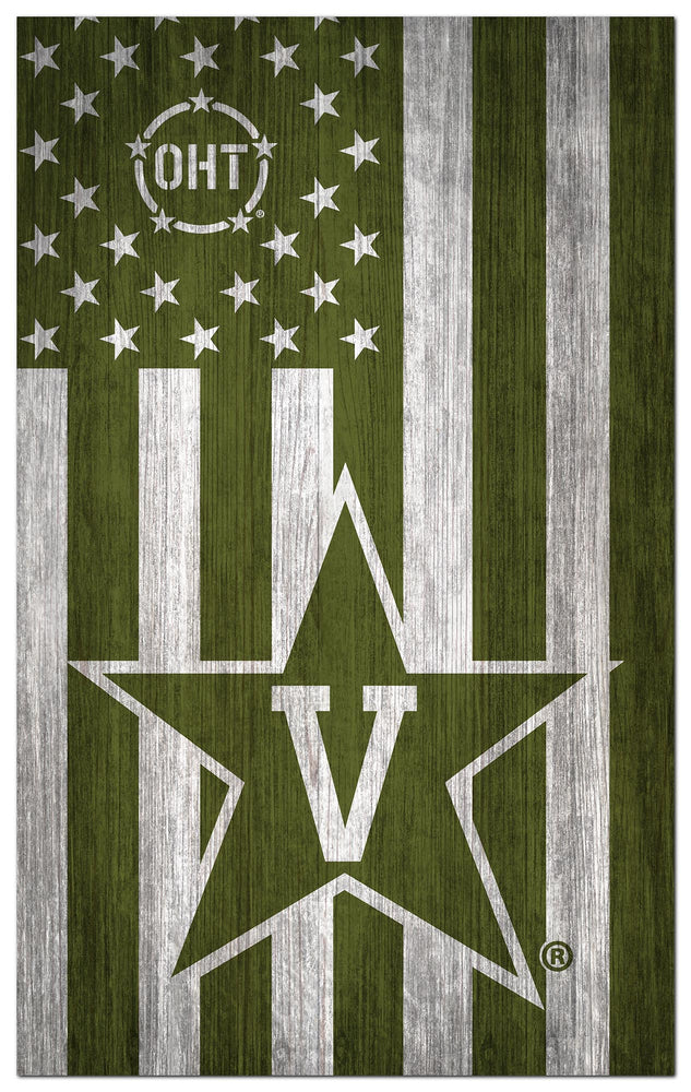Wholesale C0270-OHT MilitaryGreenFlag11x19 / C0270-Vanderbuilt