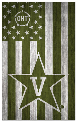 Wholesale C0270-OHT MilitaryGreenFlag11x19 / C0270-Vanderbuilt