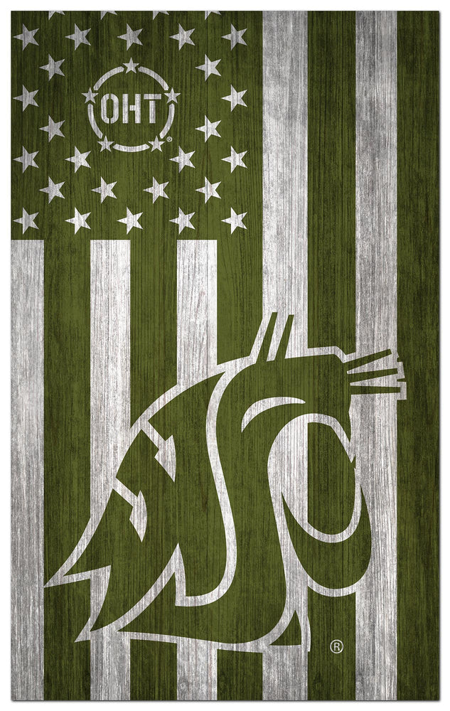 Wholesale C0270-OHT MilitaryGreenFlag11x19 / C0270-Washington State