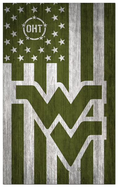 Wholesale C0270-OHT MilitaryGreenFlag11x19 / C0270-West Virginia