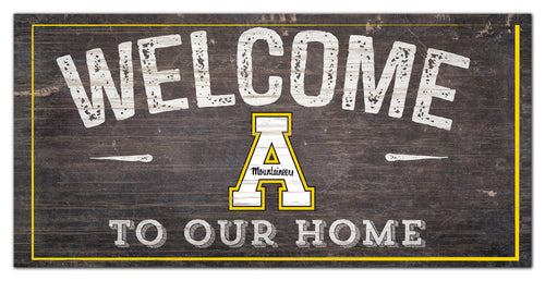 Wholesale C0654-Welcome Distressed 6x12 / C0654-Appalachian State