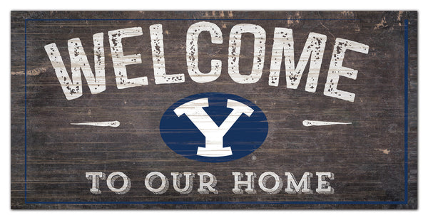 Wholesale C0654-Welcome Distressed 6x12 / C0654-BYU