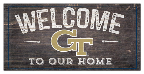 Wholesale C0654-Welcome Distressed 6x12 / C0654-Georgia Tech