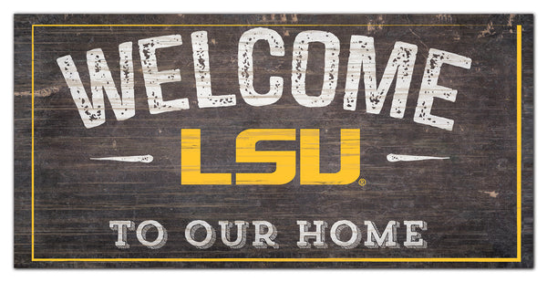 Wholesale C0654-Welcome Distressed 6x12 / C0654-LSU