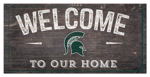 Wholesale C0654-Welcome Distressed 6x12 / C0654-Michigan State