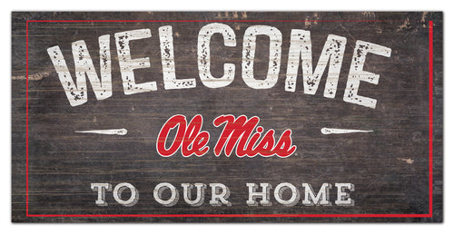 Wholesale C0654-Welcome Distressed 6x12 / C0654-Ole Miss