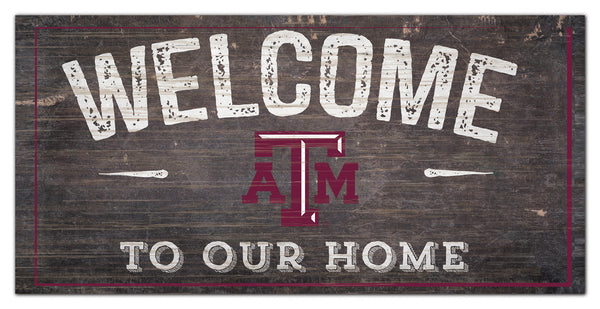 Wholesale C0654-Welcome Distressed 6x12 / C0654-Texas A&M