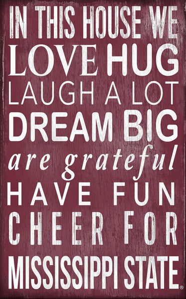 Wholesale C0725-In This House 11x19 / C0725-Miss State