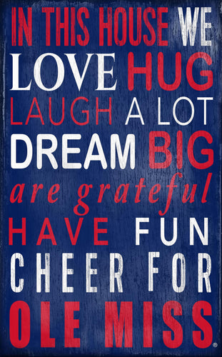 Wholesale C0725-In This House 11x19 (Khols Resize) / C0725-Ole Miss