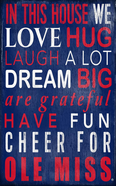 Wholesale C0725-In This House 11x19 (Khols Resize) / C0725-Ole Miss