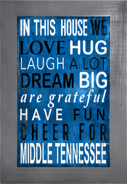 Wholesale C0725f-In This House 11x19 / C0725f-MTSU