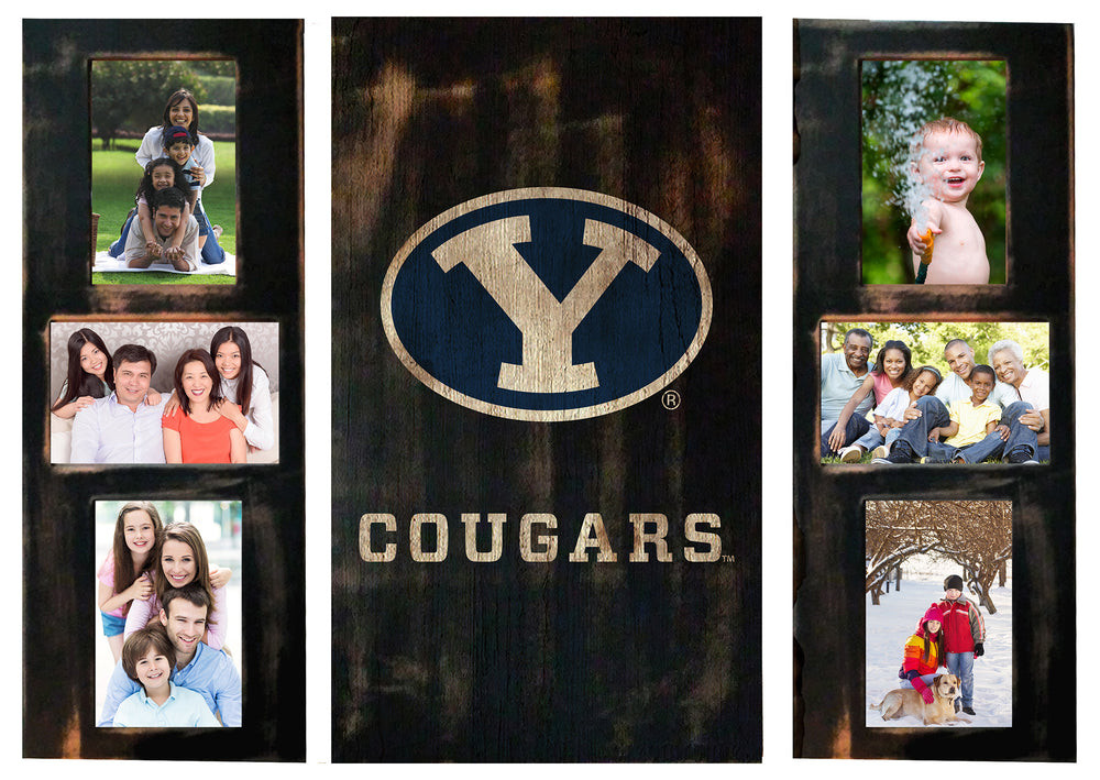 Wholesale C0737-Throwback Logo 3pc Frame / C0737-BYU