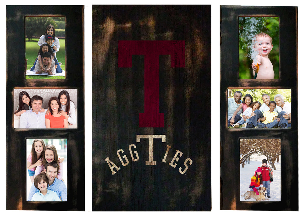 Wholesale C0737-Throwback Logo 3pc Frame / C0737-Texas A&M