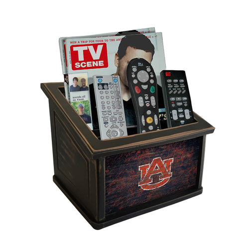 Wholesale C0764-Distressed Media Organizer w color / C0764-Auburn