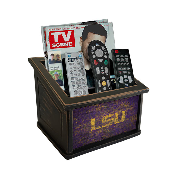 Wholesale C0764-Distressed Media Organizer w color / C0764-LSU