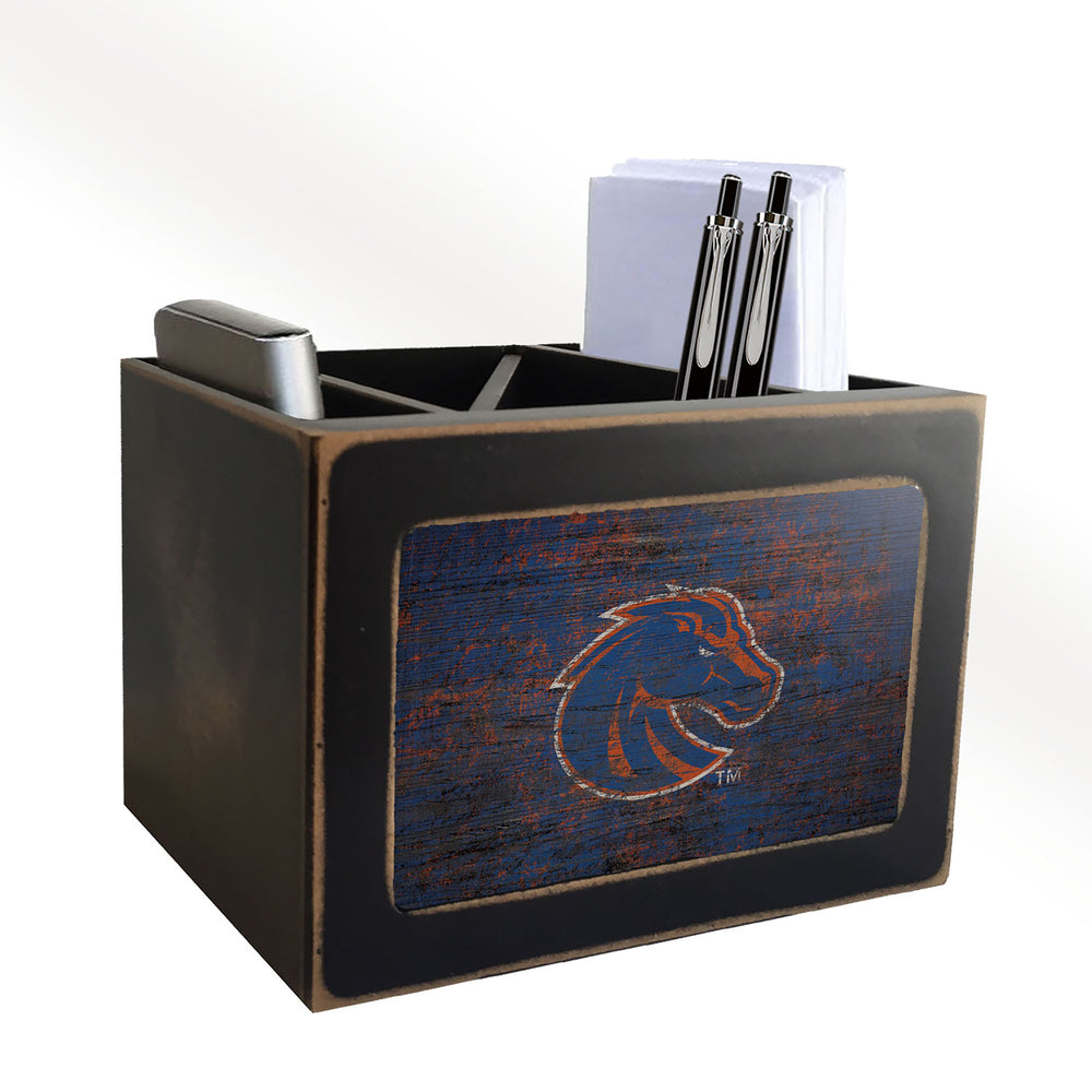 Wholesale C0767-Distressed Desktop Organizers w color / C0767-Boise State