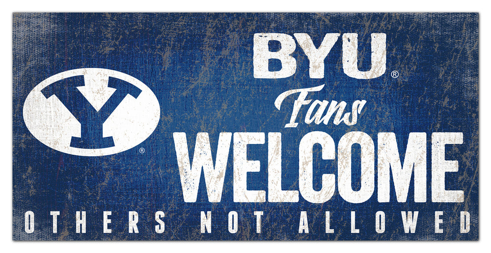 Wholesale C0847-Fans Welcome 6x12 / C0847-BYU