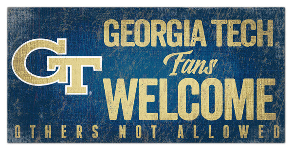 Wholesale C0847-Fans Welcome 6x12 / C0847-Georgia Tech