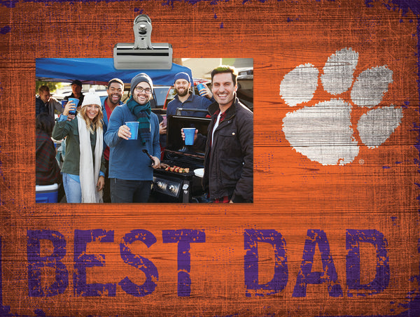 Wholesale C0893-Best Dad Clip Frame / C0893-Clemson