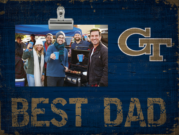 Wholesale C0893-Best Dad Clip Frame / C0893-Georgia Tech