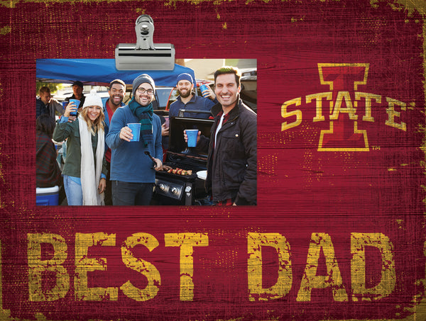 Wholesale C0893-Best Dad Clip Frame / C0893-Iowa State