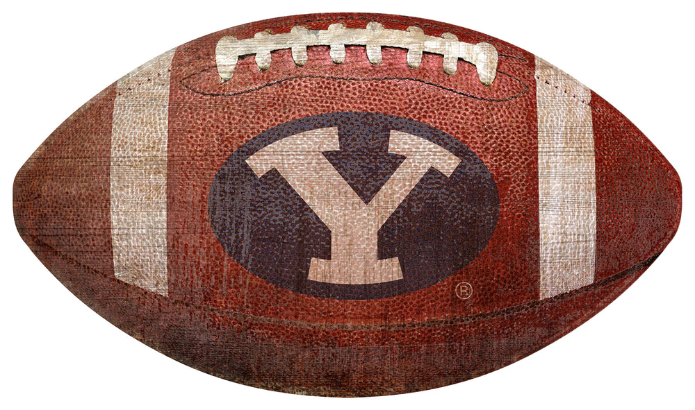 Wholesale C0911-Distressed Football / C0911-BYU