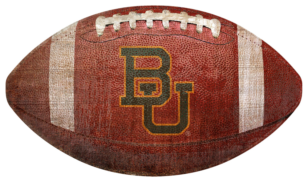 Wholesale C0911-Distressed Football / C0911-Baylor