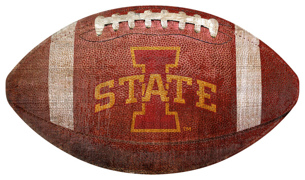 Wholesale C0911-Distressed Football / C0911-Iowa State