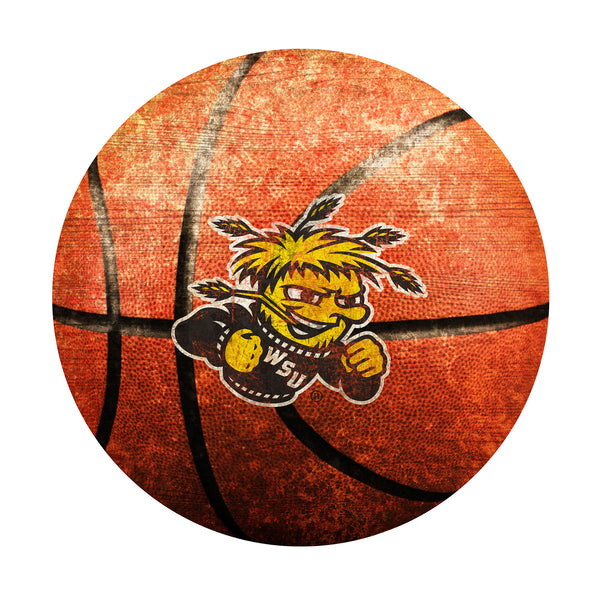 Wholesale C0911-Distressed Football / BASKETBALL / C0911b-Wichita State