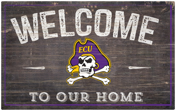 Wholesale C0913-11x19 inch Welcome Sign (Khols Resize) / C0913-East Carolina(ECU)