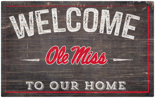 Wholesale C0913-11x19 inch Welcome Sign (Khols Resize) / C0913-Ole Miss