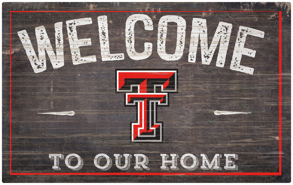 Wholesale C0913-11x19 inch Welcome Sign (Khols Resize) / C0913-Texas Tech