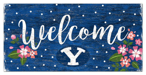 Wholesale C0964-Welcome Floral 6x12 / C0964-BYU