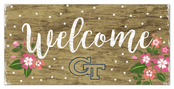 Wholesale C0964-Welcome Floral 6x12 / C0964-Georgia tech