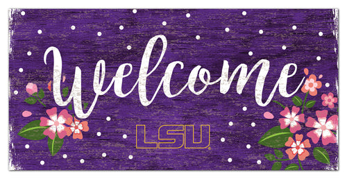 Wholesale C0964-Welcome Floral 6x12 / C0964-LSU