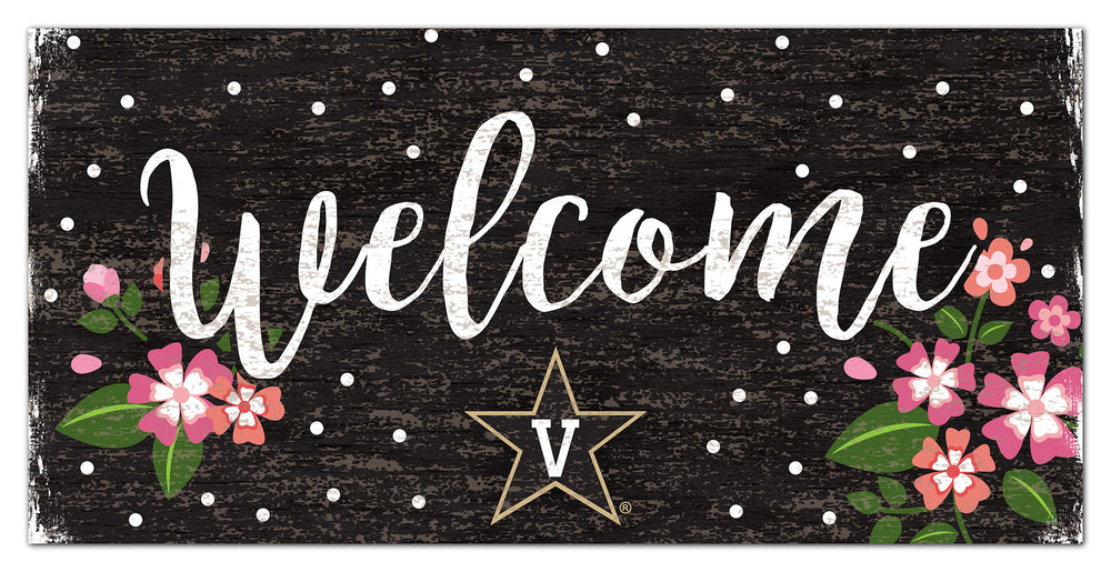 Wholesale C0964-Welcome Floral 6x12 / C0964-Vanderbilt
